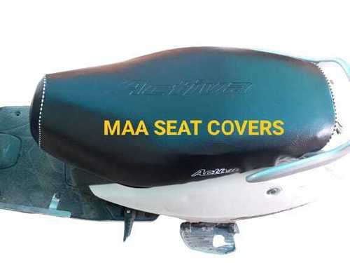 Pu Leather Two Wheeler Scooty Seat Cover With Quick Dry And Easy To Clean