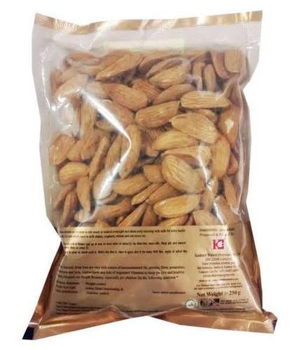 Brown 100 Percent Healthy And Natural Highly Nutritious Fresh Almonds