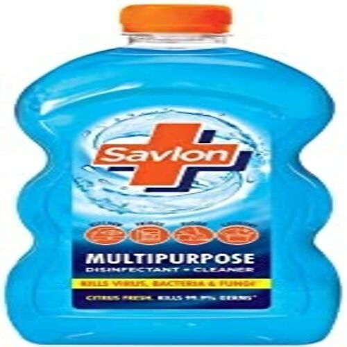 Plastic 100 Percent Hygiene Savlon Antiseptic Disinfectant Liquid 200 Ml Blue Colour