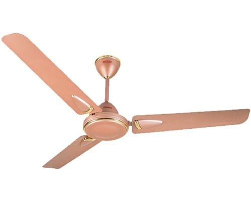 3 Blades Rose Gold Usha Ceiling Fan With 50 Watt And 220 Voltage Blade Diameter: 12 Millimeter (Mm)