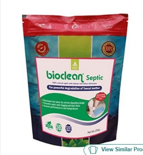 Powder Bioclean Septic Bacteria Microbial Culture Size, 250 Grams 