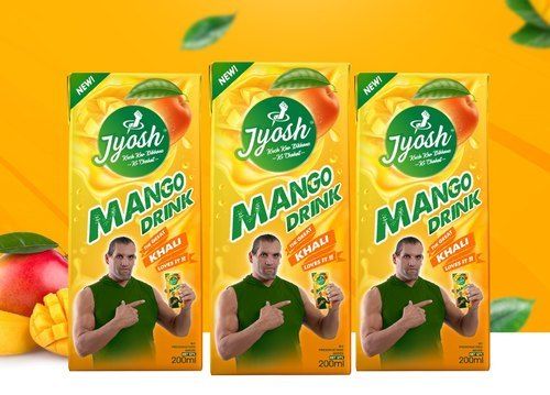 Fresh Sweet Mango Juice(Good For Nutrition And Good In Taste) Packaging: Bottle