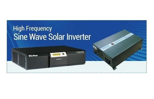 Black High Frequency Sine Wave Solar Inverter, 130-280 V