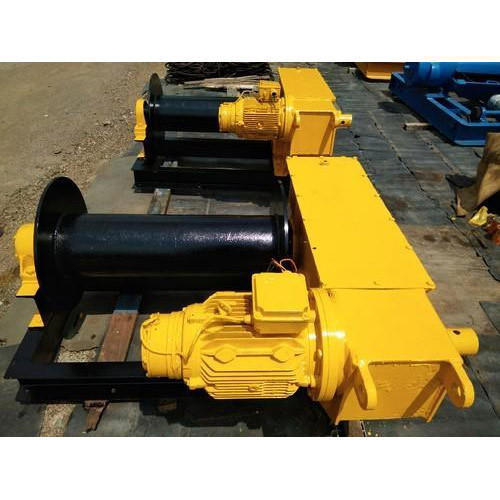 High Quality Performance Torque Mild Steel Heavy Duty Winches, For Industrial, Capacity: 100 Tonne Power Source: Hydraulic