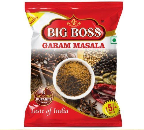 Powder Natural Rich Taste No Artificial Color Dried Big Boss Brown Garam Masala Powder, 200 G