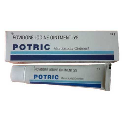 Povidone-Iodine Ointment 5% Potric Microbicidal Ointment 15 Gram