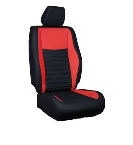 Red And Black Comfortable U Highway Artificial Leather Car Seat Cover Vehicle Type: 4 Wheeler