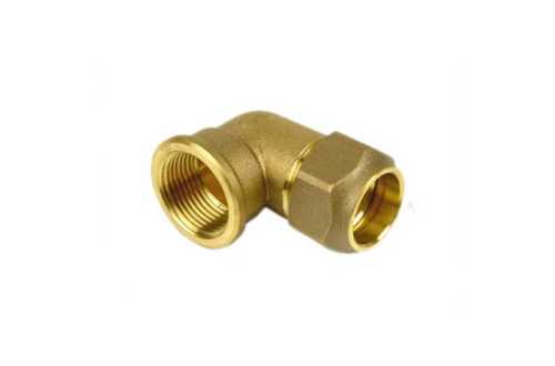 Rust Proof Coated Brass Pipe Elbow