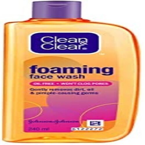 100 Percent Hygiene Clean And Clear Foaming Face Wash For Clean Or Soft Skin