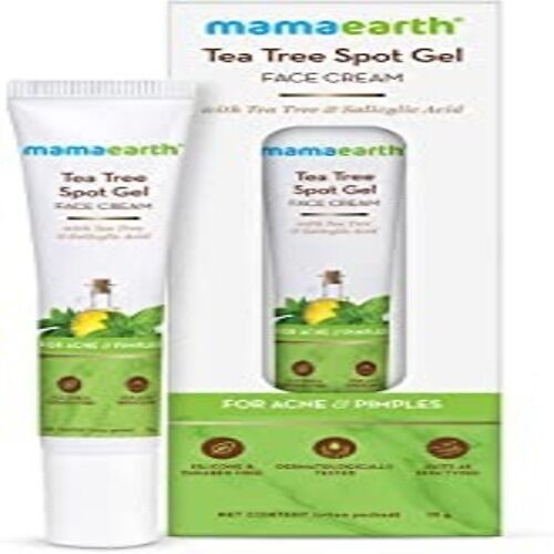 100 Percent Natural Mamaearth Tea Tree Spot Gel Face Cream For Acne And Pimples 15 Gm