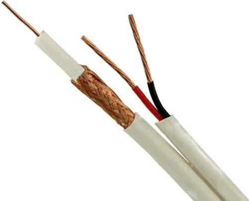 180 M White Cctv Cable With Superior Signal Clarity And Minimal Noise Application: Industrial