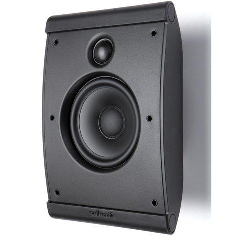 Loud Bass And Treble High-Performance Compatible Black Theater Wall Speaker