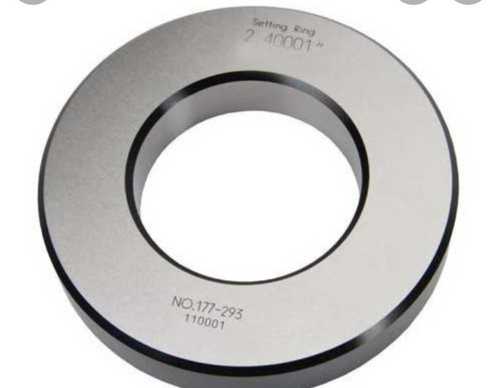 Mild Steel Master Setting Ring Gauge, Round Shape, 5 Mm - 10 Mm Thickness Grade: Industrial