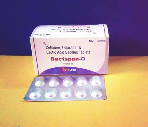 Nualter Cefixime Ofloxacin Lactic Bacillus Tablets