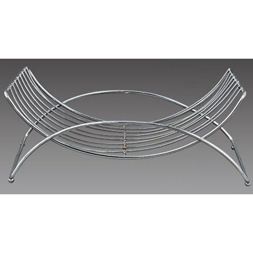 Stainless Steel Fruit Stand Use For Home Hotel Restaurant, C Curved Silver Color