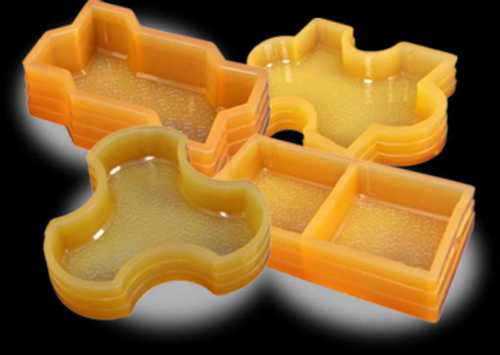 Yellow Plain Rubber Mould 12X12 Mm, Perfect Strength And Crack Resistance Hardness: Rigid