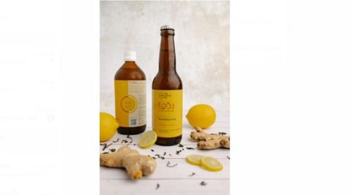 100% Natural And Fresh Organic Ginger Lemon Kombucha Kobus Juice Alcohol Content (%): 0%