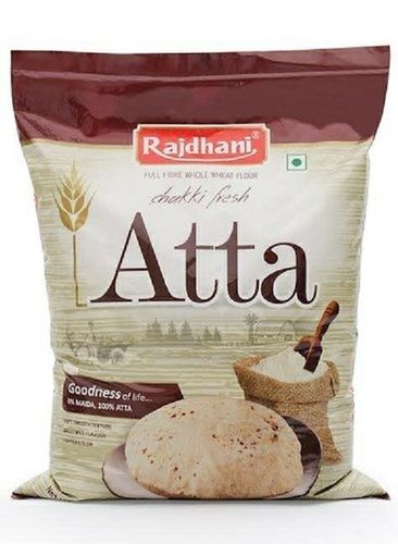 100% Pure And Natural Whole Wheat Rajdhani White Chakki Fresh Atta