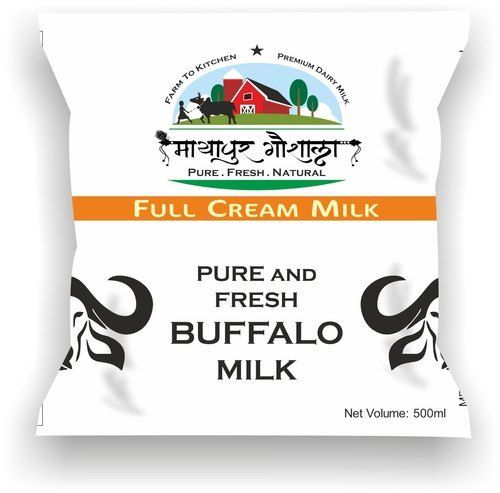 100% Pure Fresh Organic Buffalo Milk, High In Calcium, Protein And Vitamin D