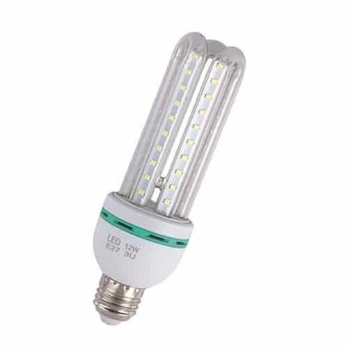 12 W Led Corn Light With 220V Input Power And Aluminium Materials