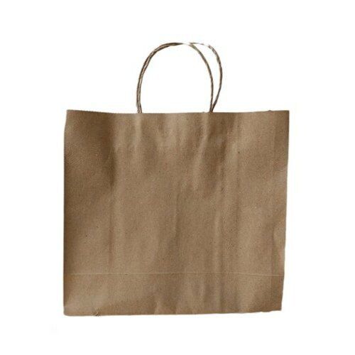 120gsm Disposable Plain Brown Paper Carry Bag