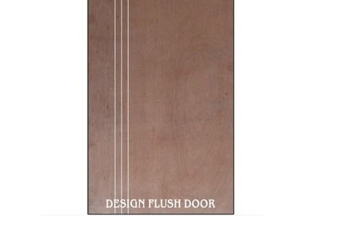 30mm Laminated Surface Wooden Designer Flush Door, 81x 32 Inch