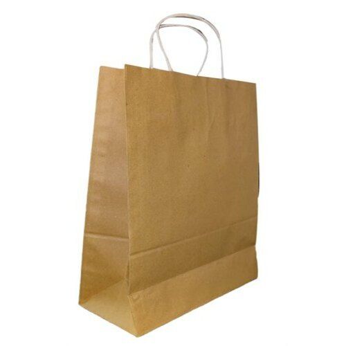 Brown Kraft Shopping Paper Carry Bag 10Kg Max Load: 10  Kilograms (Kg)