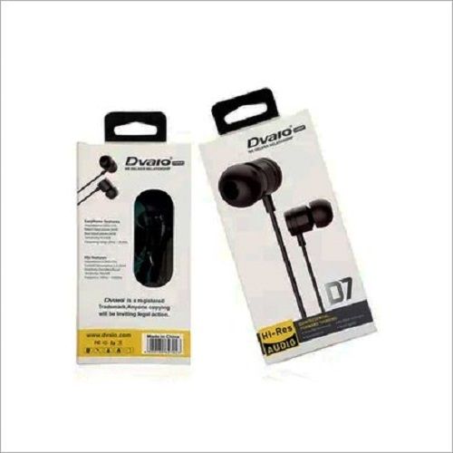 Premium Quality Crystal Clear Audio Good Life Black And White Mobile Earphone Body Material: Rubber