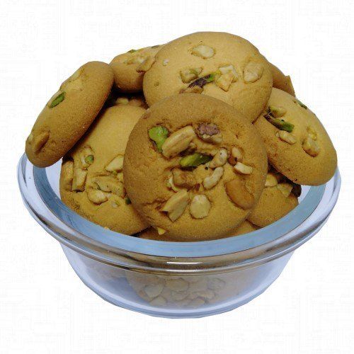 Crispy Pista Cookies With Round Shape And Delicious Taste And Rich In Vitamin B6