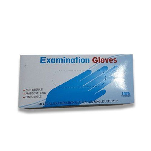 Disposable 100% Mid Forearm Latex Examination Gloves For Single Use Only