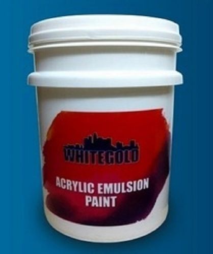 Durable Pleasant Feel Matte Finish Whitegold Acrylic Emulsion Plastic Paint Application: Interior Walls