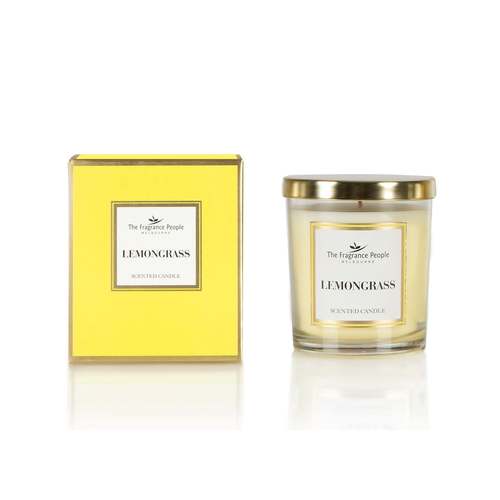 Luxury Lemon Grass Scented Oil Candle With 5 Hours Burning Time