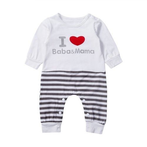 Round Neck White Hopscotch Romper For Baby Boy And Girl Age Group: 6-12 Months