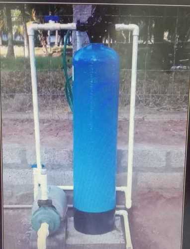 Vertical Automatic Blue Water Softener Frp Vessel Material, 230 V