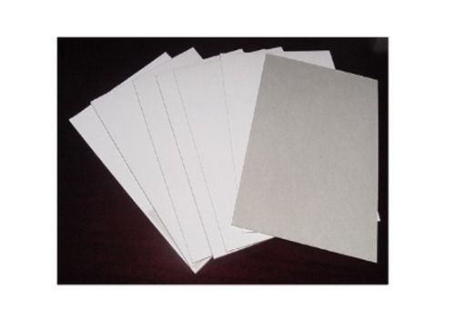 Bamboo Pulp 3Mm Grey Back Uncoated Duplex Board With 180 Gsm For Industrial Use