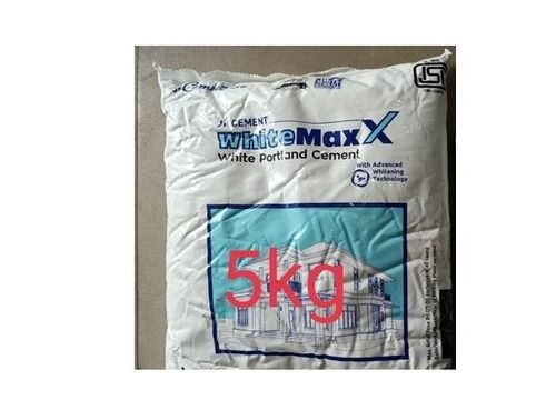 5 Kg Jk White Portland Cement Used For Sheathing Of Walls And Floors