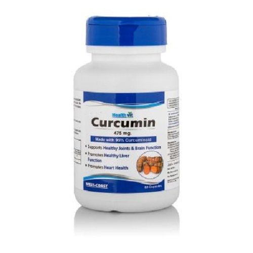 Beneficial Joint Health And Function Healthvit Curcumin Powder, 475 Mg Contains 60 Capsules Dry Place