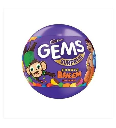 Cadbury Gems Surprise Ball Chocolate For Children With Chhota Beem Inside Cartoon