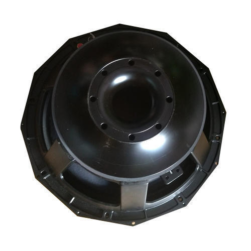 Black Car Rear Speaker With Round Shape And Highly Durable And Metal Body