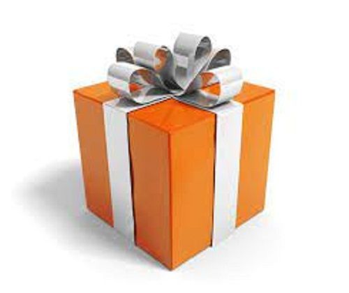 Colour Orange And White Gift Boxes Easy To Uses And Light Weight 