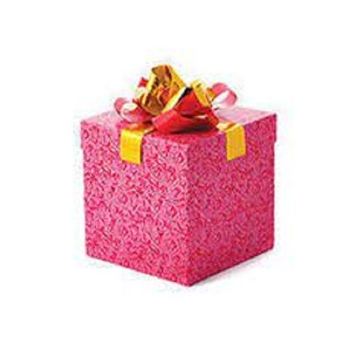 Colour Pink And Golden Gift Boxes Easy To Uses And Light Weight 