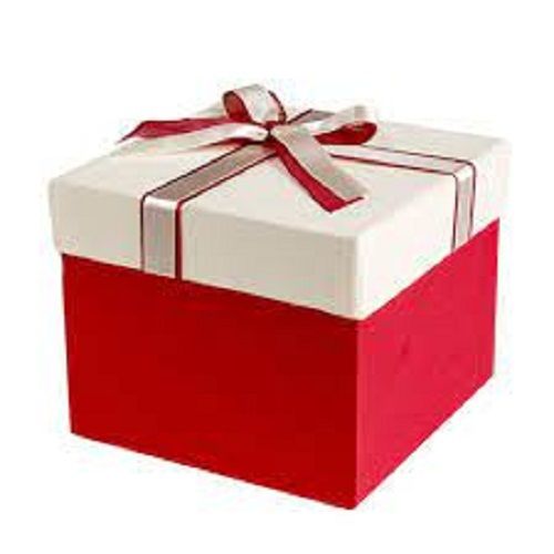 Colour Red And White And Golden Gift Boxes Easy To Uses And Light Weight 