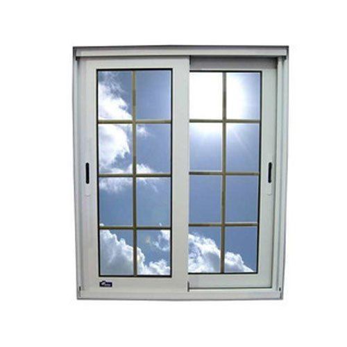 Aluminum Durable And Stylish Double Door White Powder Coated Aluminium Window For Home, Office