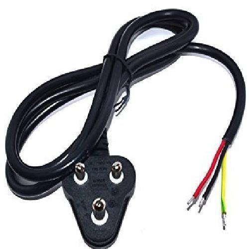 High Durable And Electric Shock Proof Black Ac Power Cord
