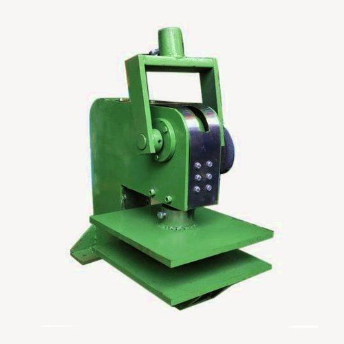 Green Mild Steel Hand Press Slipper Making Machine 220 Voltage