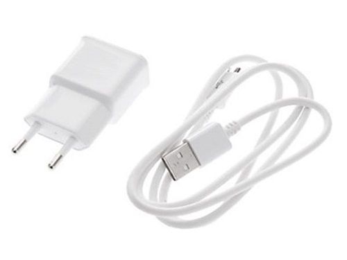 Moblie Phone Usb Port Charger With Fast Charging White Adapter And Data Cable Body Material: Plastic