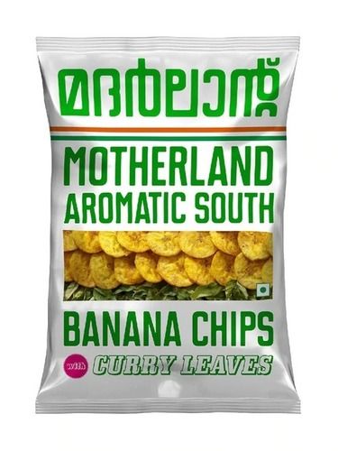 Wheat 100% Naturally Flavored Aromatic South Banana Chips With Curry Leaves