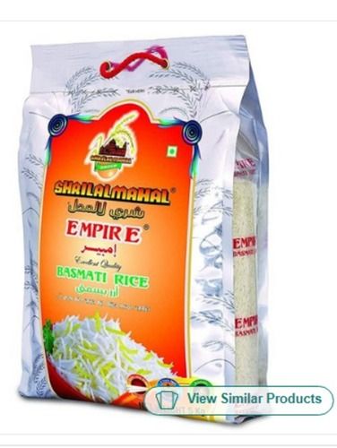 Shrilalmahal Empire Premium White Color Long Grain Basmati Rice, 5 Kg Pack