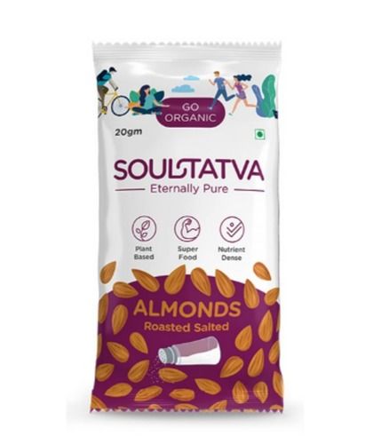 Soultatva Eternally Pure Almonds Roasted Salted 20gm