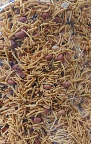 Spicy Besan Sev Namkeen With Roasted Peanuts For Tea Time Snacks 